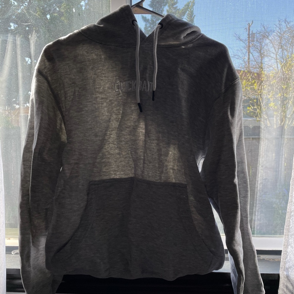 fanjoy clickbait grey hoodie